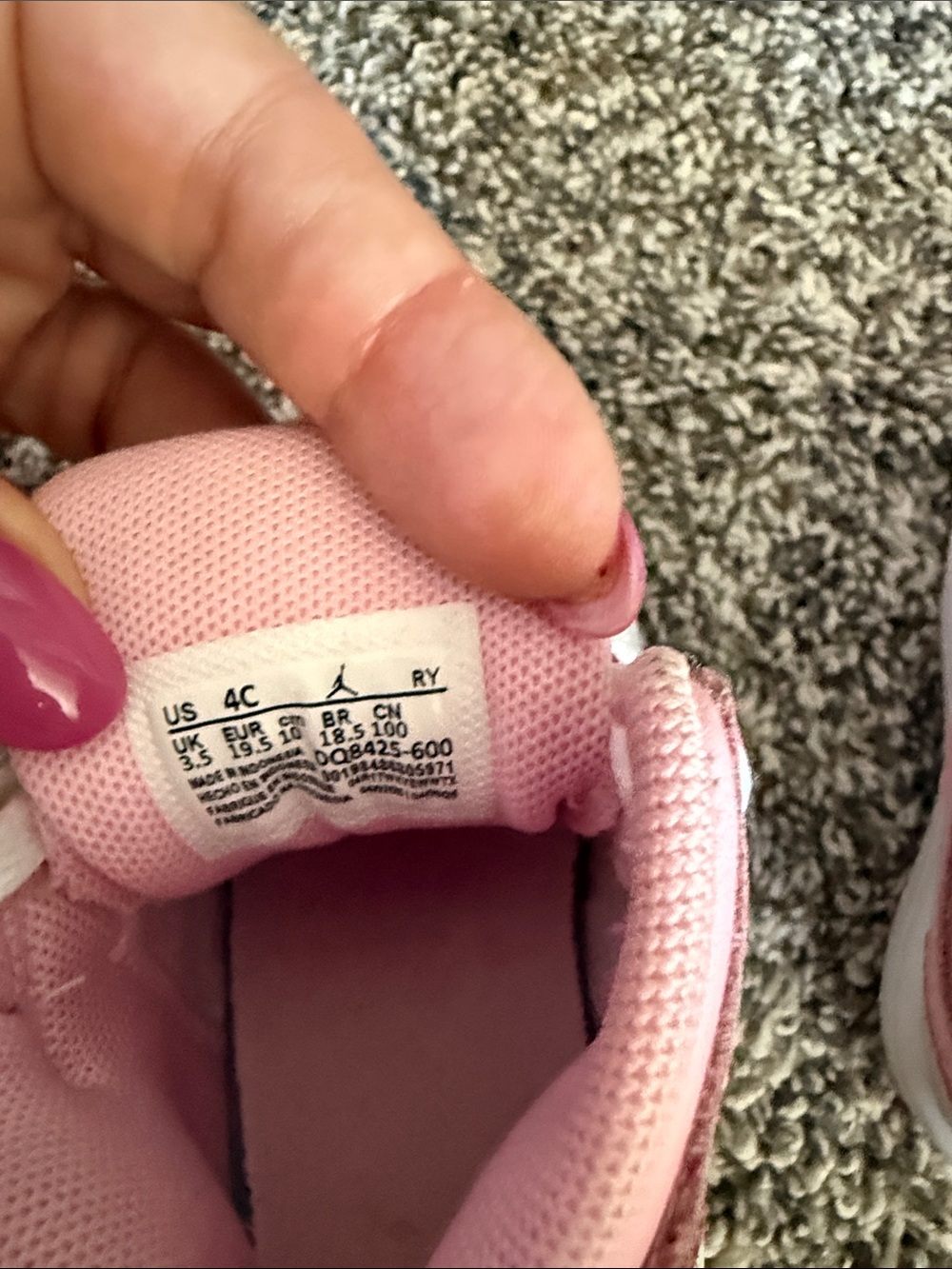Girls Toddler Nike Jordan 1 Mids - Picture 6 of 8